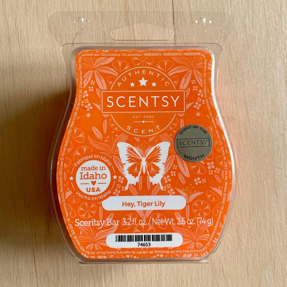 Scentsy Hey, Tiger Lily Wax Bar